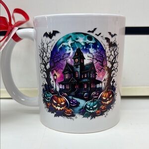 Halloween Haunted House Mug - Multicolor